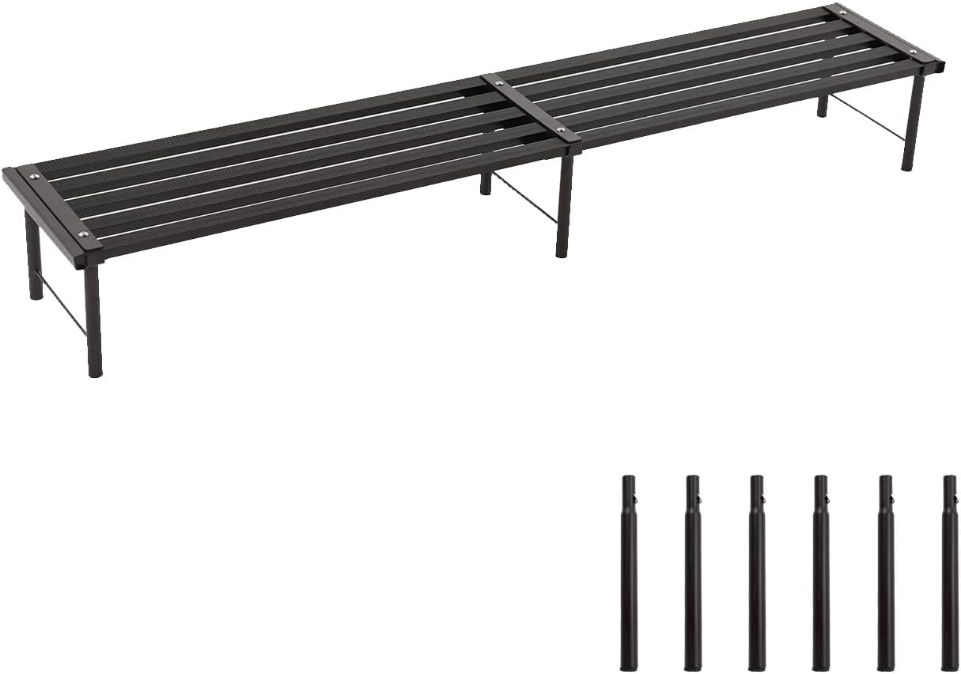 Metal Plant Stands, Rust-proof Aluminum Flower Pot Stand, Plants Display Stands Decoration Racks for Living Room Balconies and Gardens (120 Ebony)