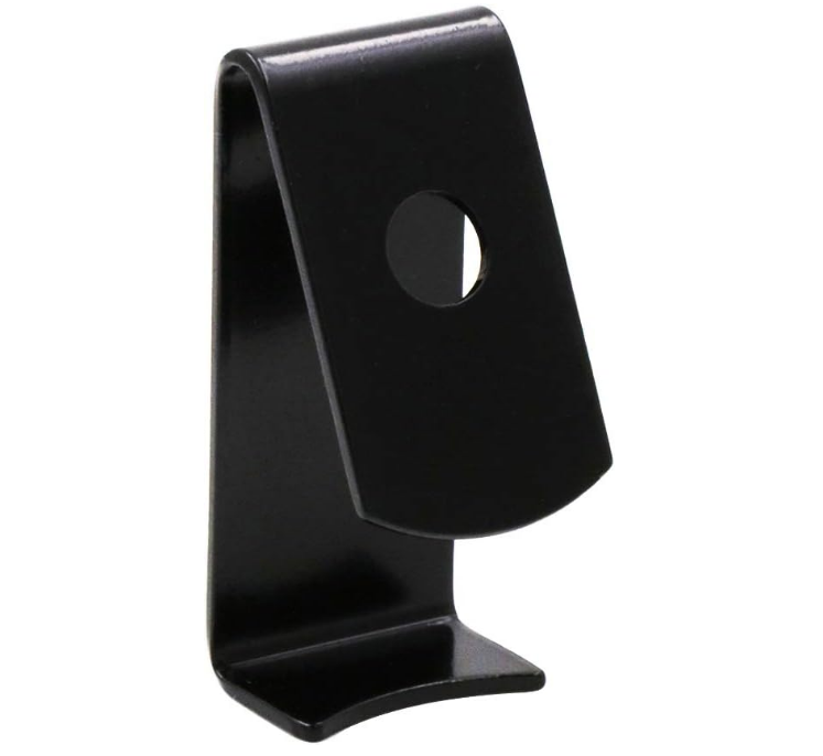 10 Pack Plant Pot Latch Hangers, Holds 3.5" to 8" Standard Terra Cotta Clay Flower Pot (Black)