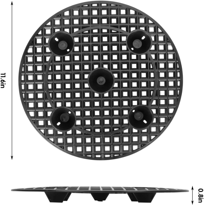 4 Pieces Potted Plant Stand Holder, Large Planter Holder,Heavy Duty Indoor Outdoor Garden Patio Flower Pot Stands 12 Inch