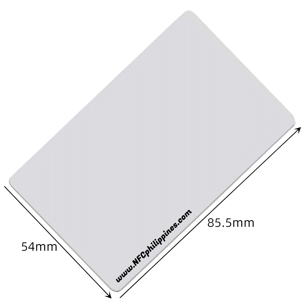 White PVC - NFC card - Contact less