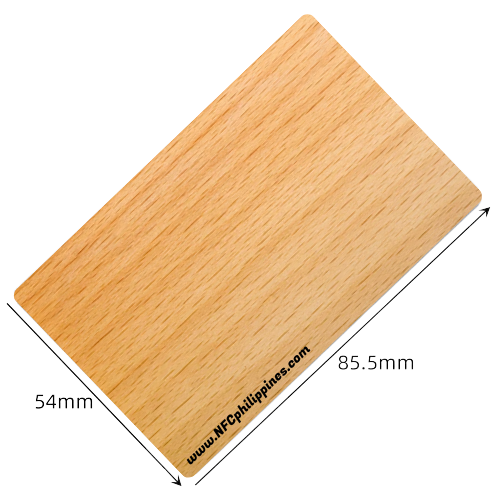 Wood NFC - beech - Contact less
