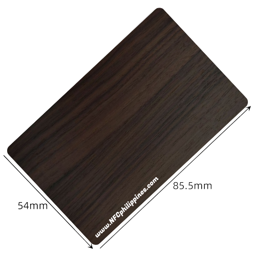 Wood NFC - black walnut - Contact less