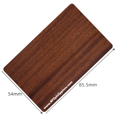 Wood NFC - sapele - Contact less