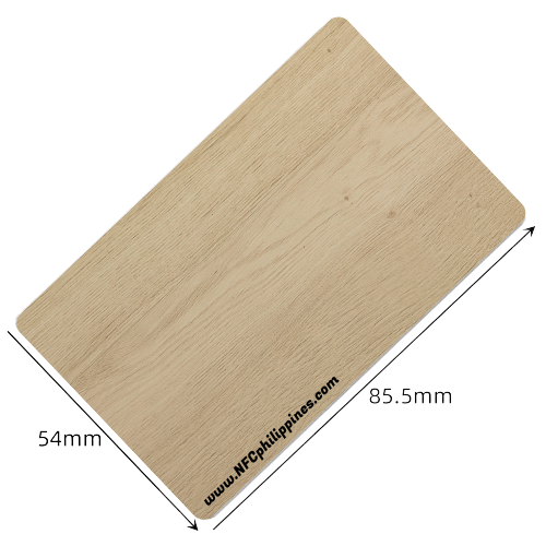 Wood NFC - basswood - Contact less