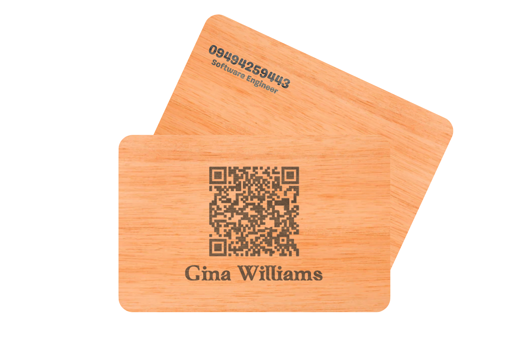 Wood NFC - maple - Contact less