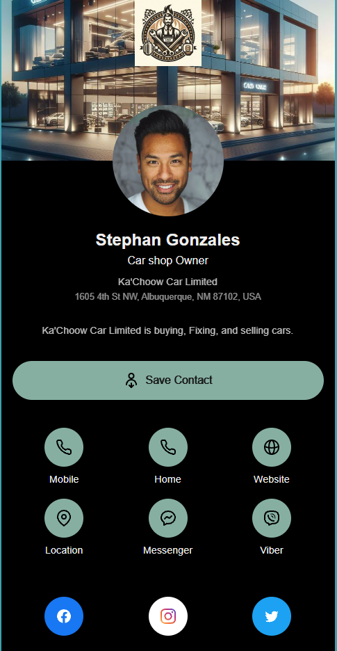 Yellow PVC - NFC card - Contact less