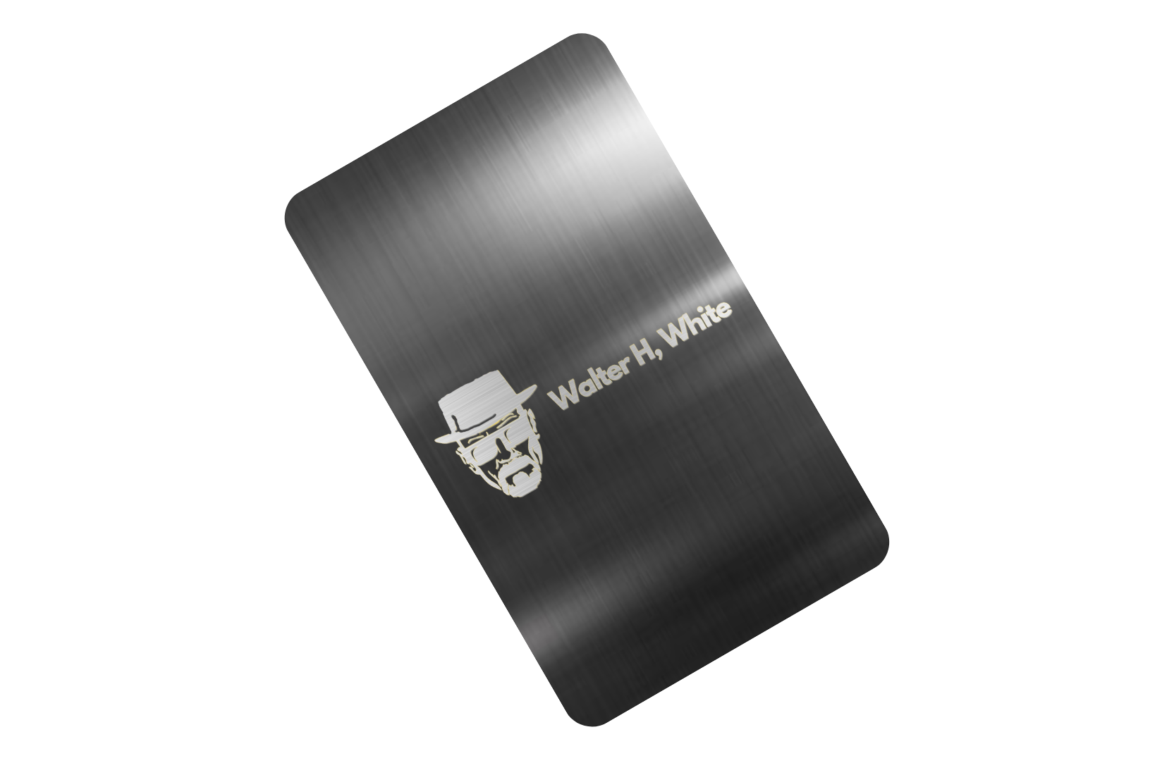 Metal NFC - silver - Contact less