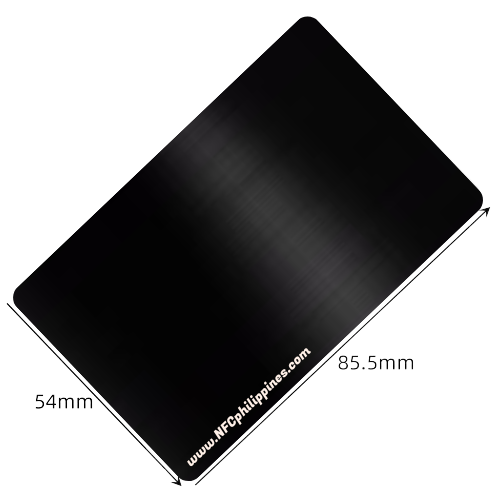 Metal NFC - Obsidian - Contact less