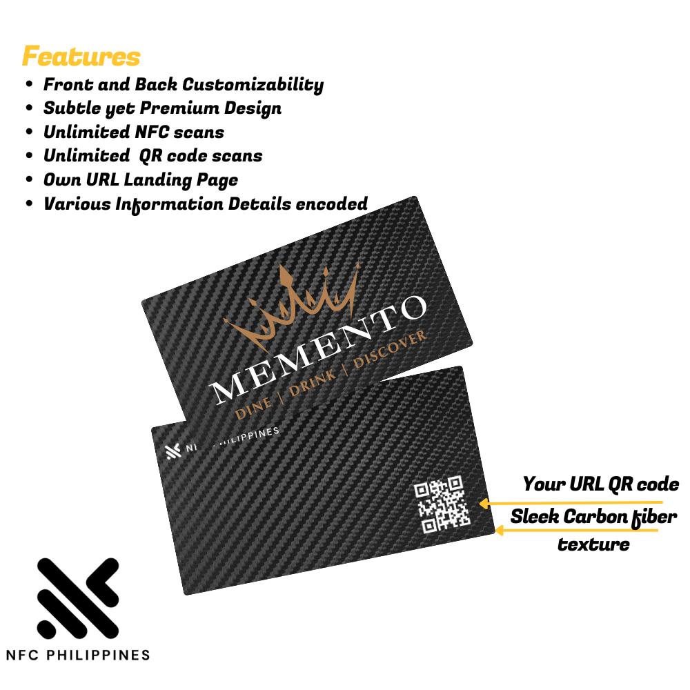 Carbon Fiber - Black - Contactless