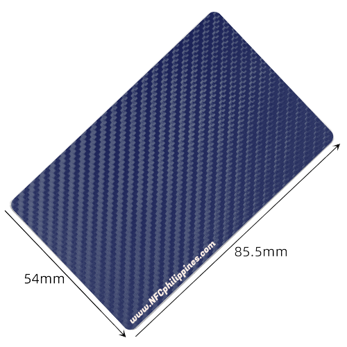 Carbon Fiber - Dark Blue - Contactless