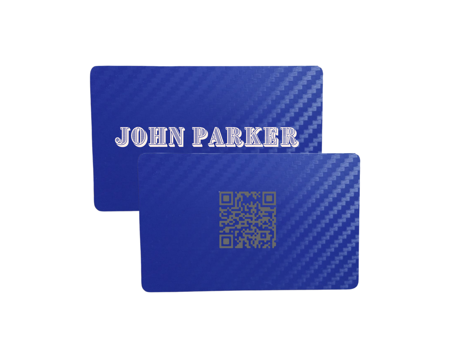 Carbon Fiber - Dark Blue - Contactless