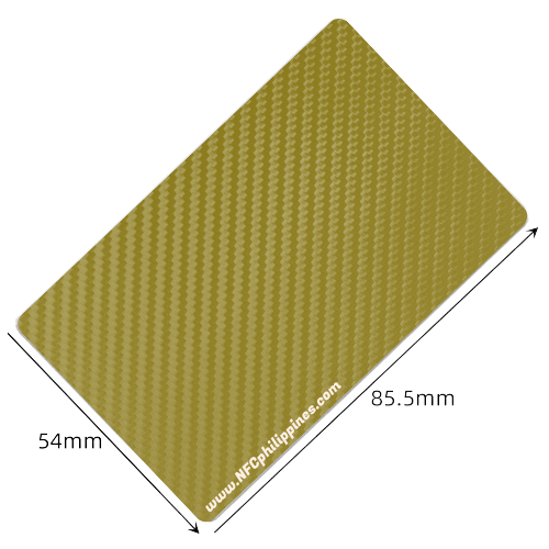 Carbon Fiber - Gold - Contactless