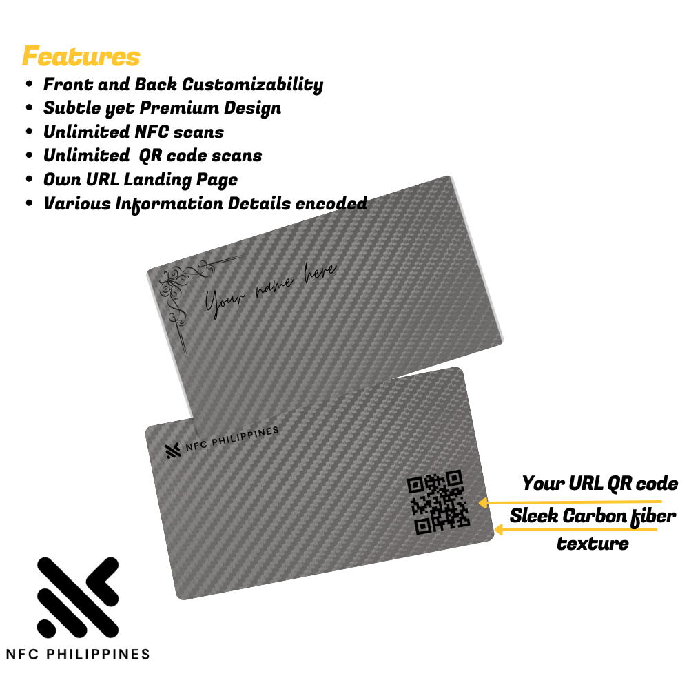 Carbon Fiber - Gray - Contactless