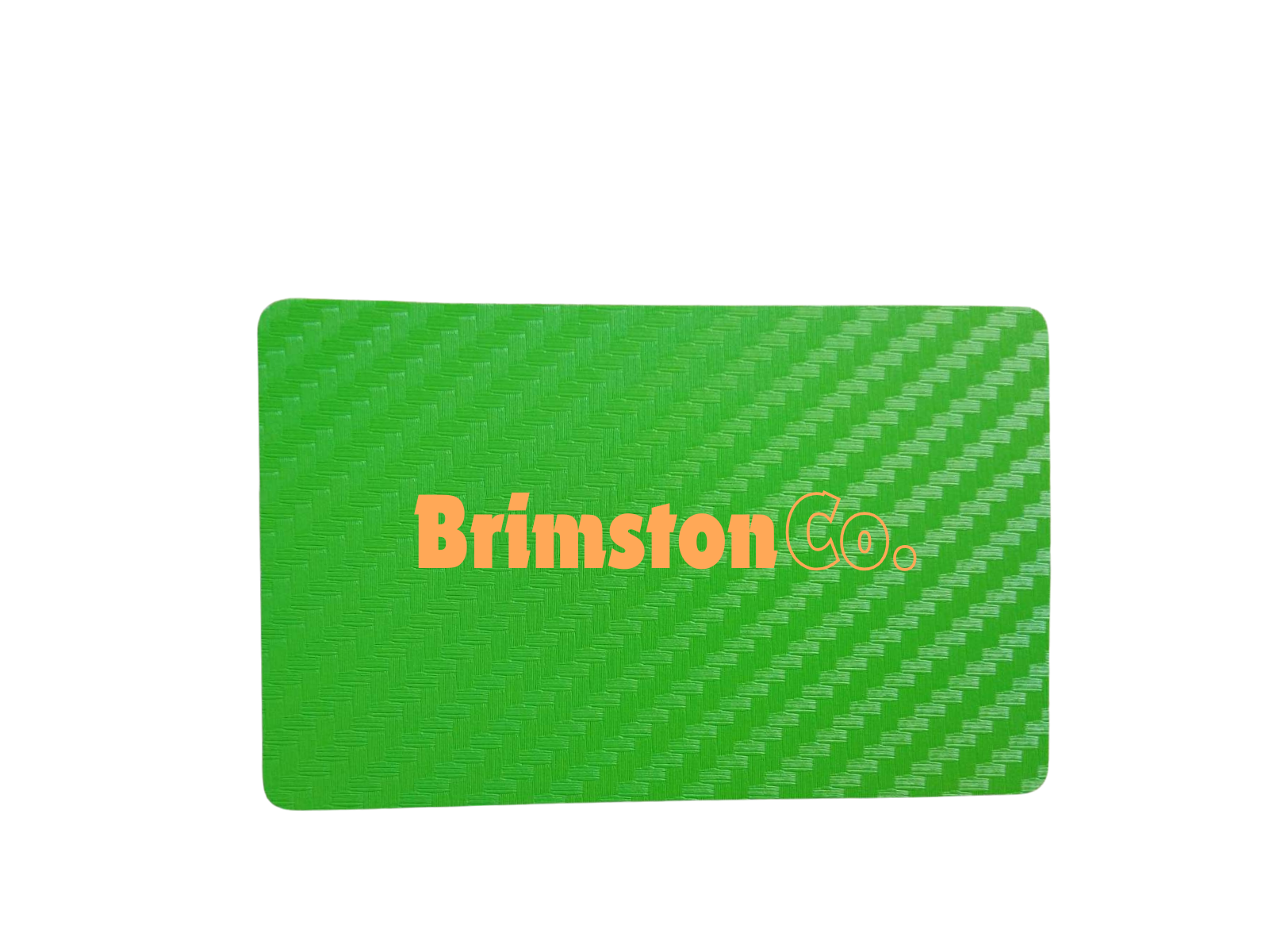 Carbon Fiber - Green - Contactless