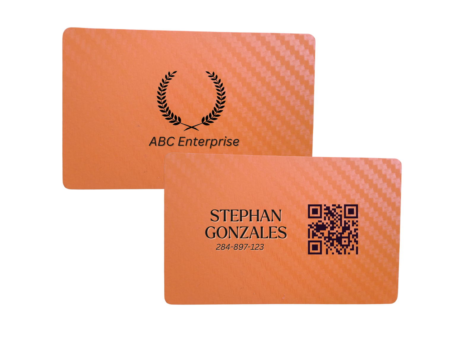 Carbon Fiber - Orange - Contactless