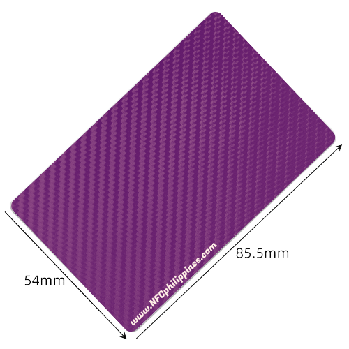 Carbon Fiber - Violet - Contactless