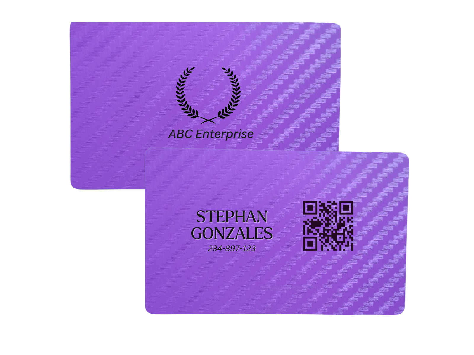 Carbon Fiber - Violet - Contactless