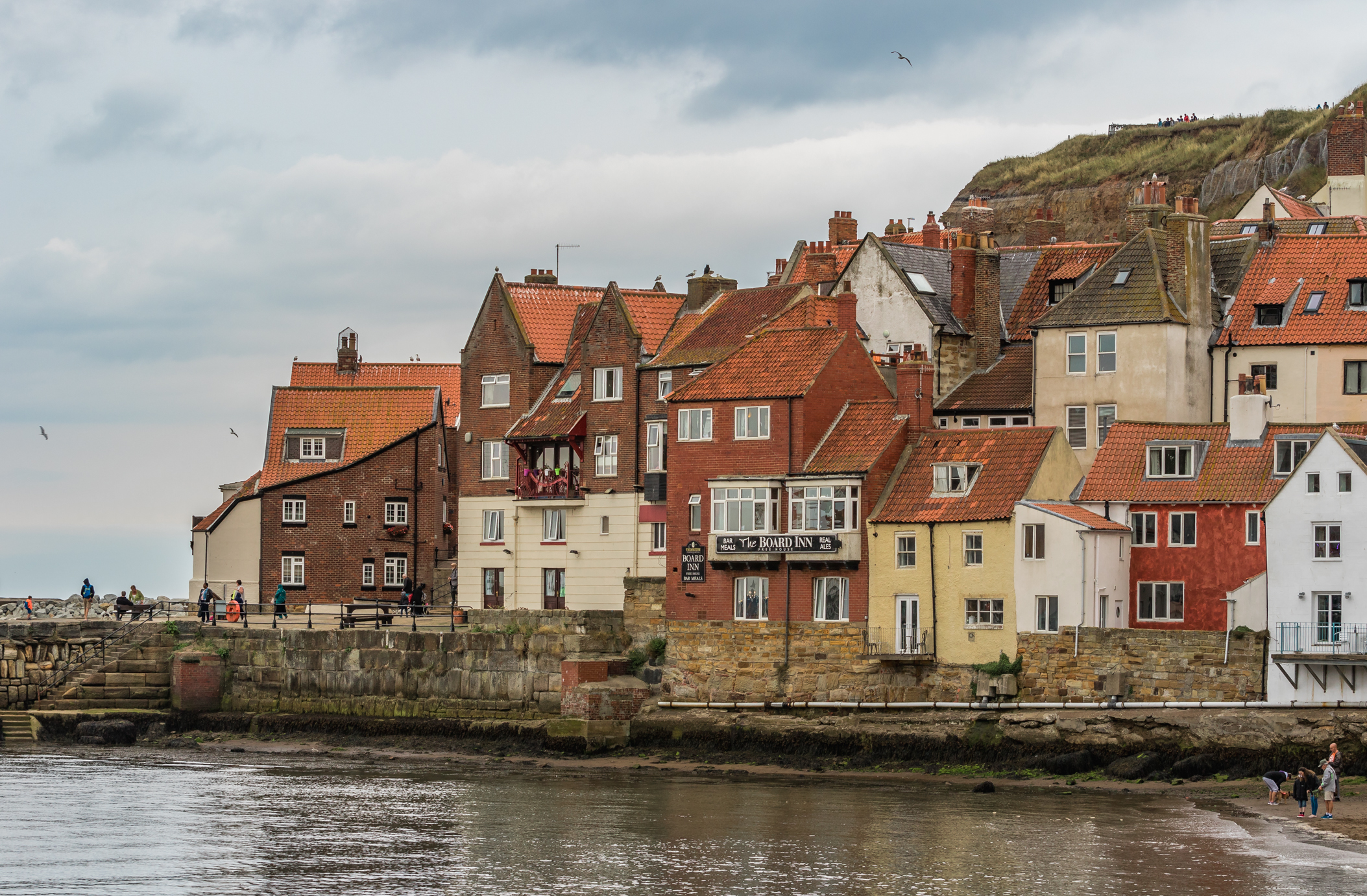 Colourful Weathered Aged Houses Greeting Card 