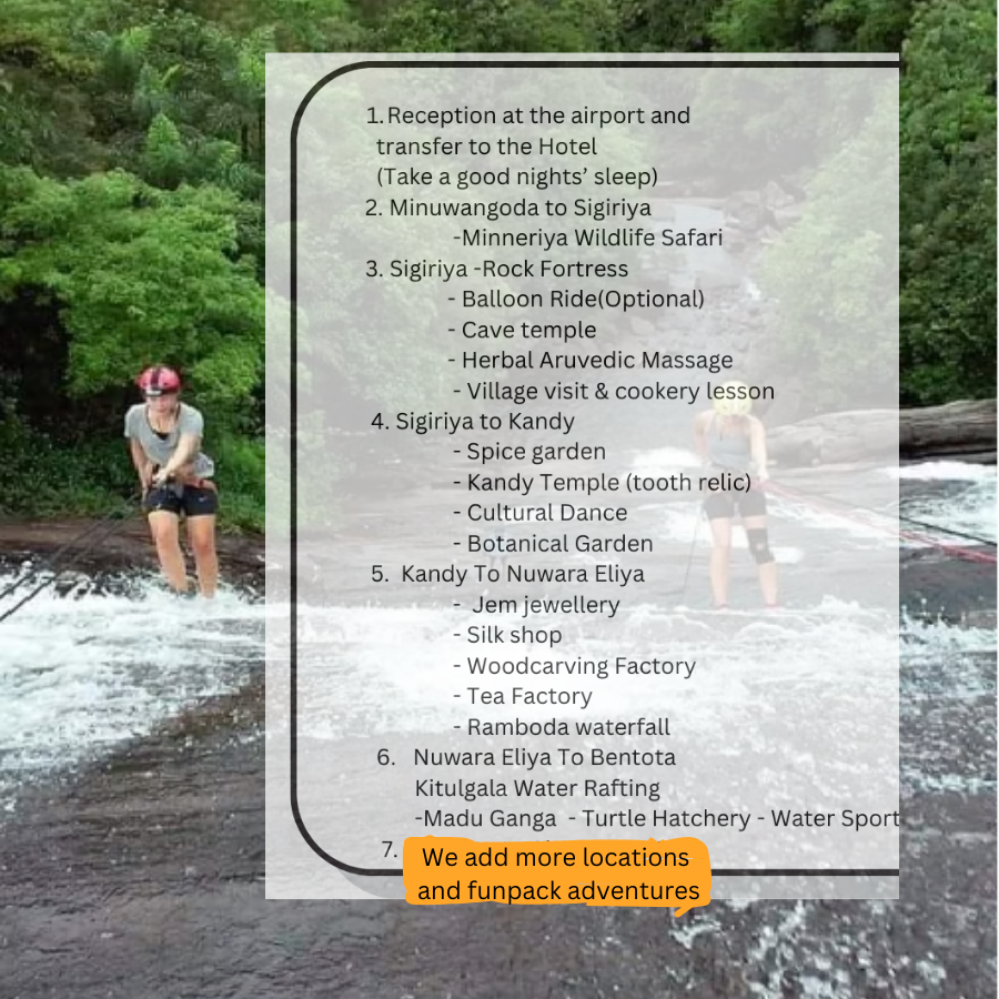 Learn More:  £900/PP Register or book now for the Adventure Tour No 5: 12 days 11 Nights  in any month any on day before 2025