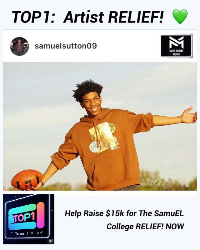 COMBO: Artist RELIEF HOODIE + SamuEL HELP $10 DoeNation