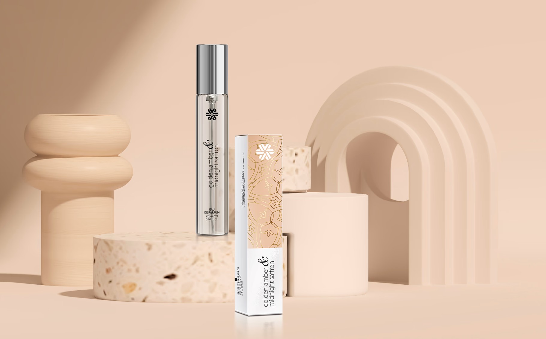 Golden Amber & Midnight Saffron – Eau de Parfum 