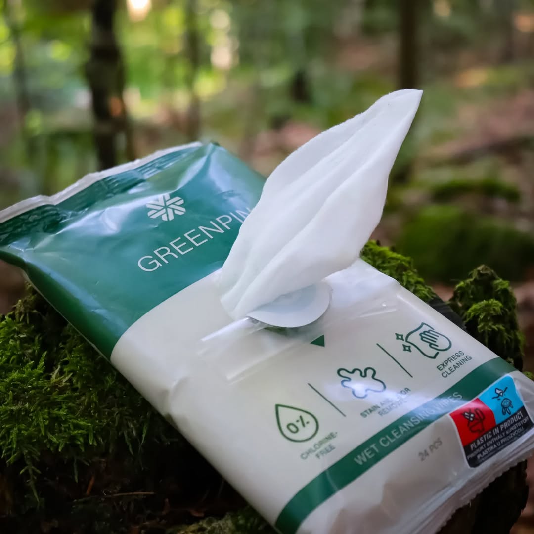 GreenPin-Wet Cleansing Wipes, 24 pcs