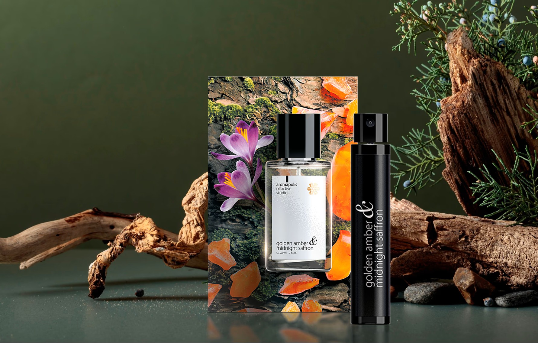 Golden Amber & Midnight Saffron – Eau de Parfum 