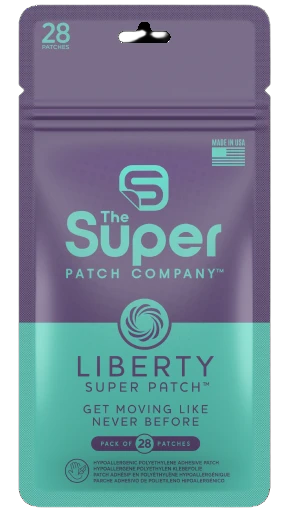 LIBERTY Super Patch – 28 Patches for Mobility, Balance & Stability – Single Pack