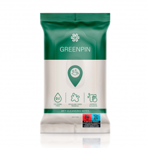 GREENPIN. Wet Cleansing Wipes, 24 pcs