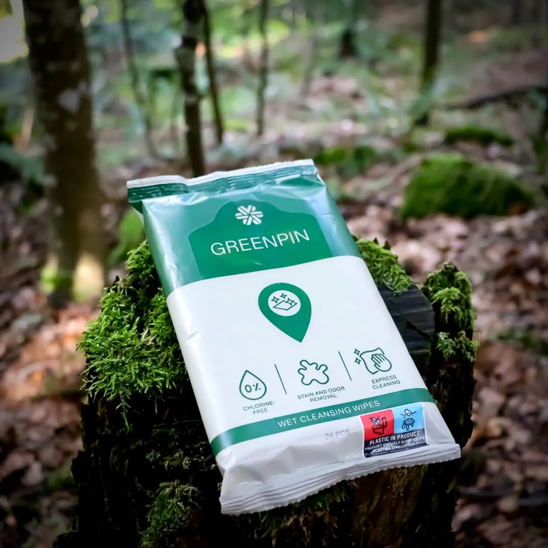 GreenPin-Wet Cleansing Wipes, 24 pcs