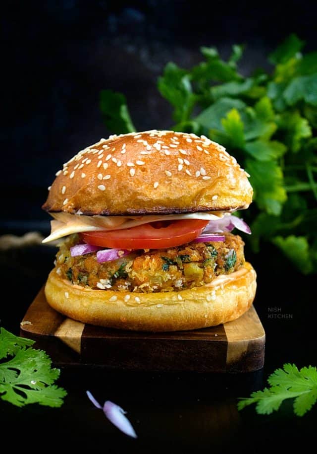 Aloo Tikki burger