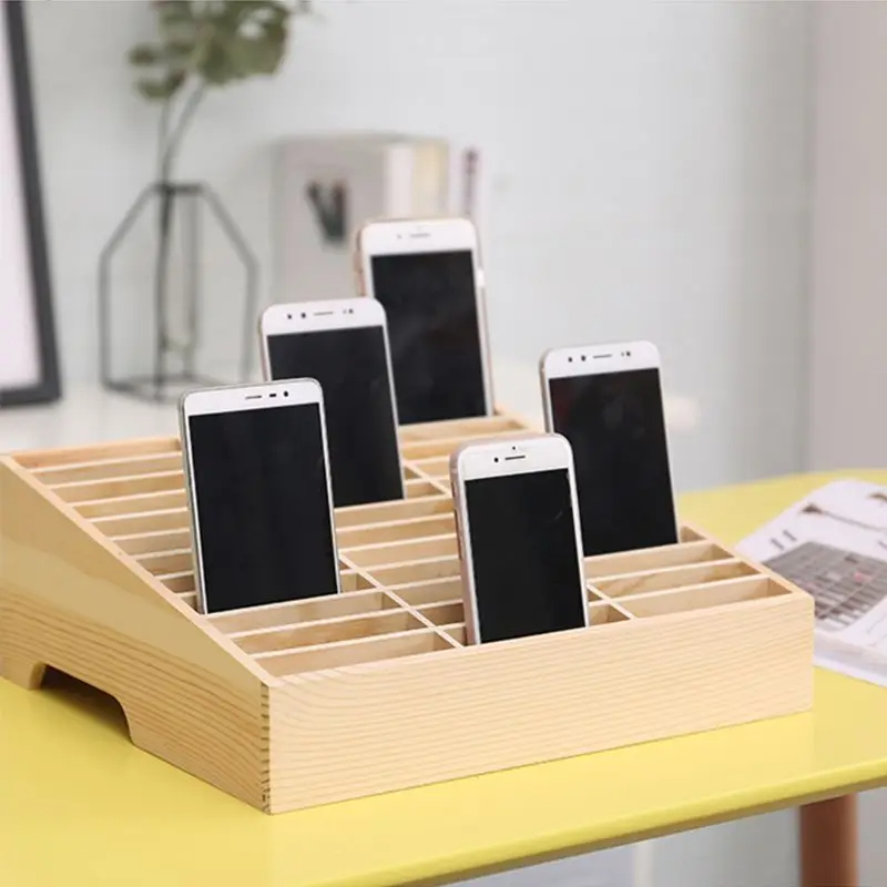 ORGANIZADOR TELEFONOS MADERA