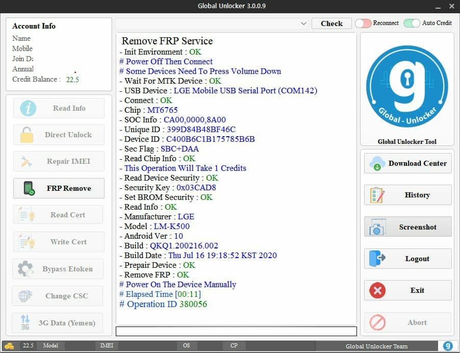 GLOBAL UNLOCKER