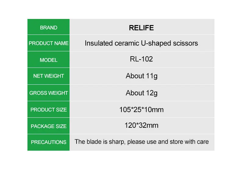 TIJERA RELIFE RL-102
