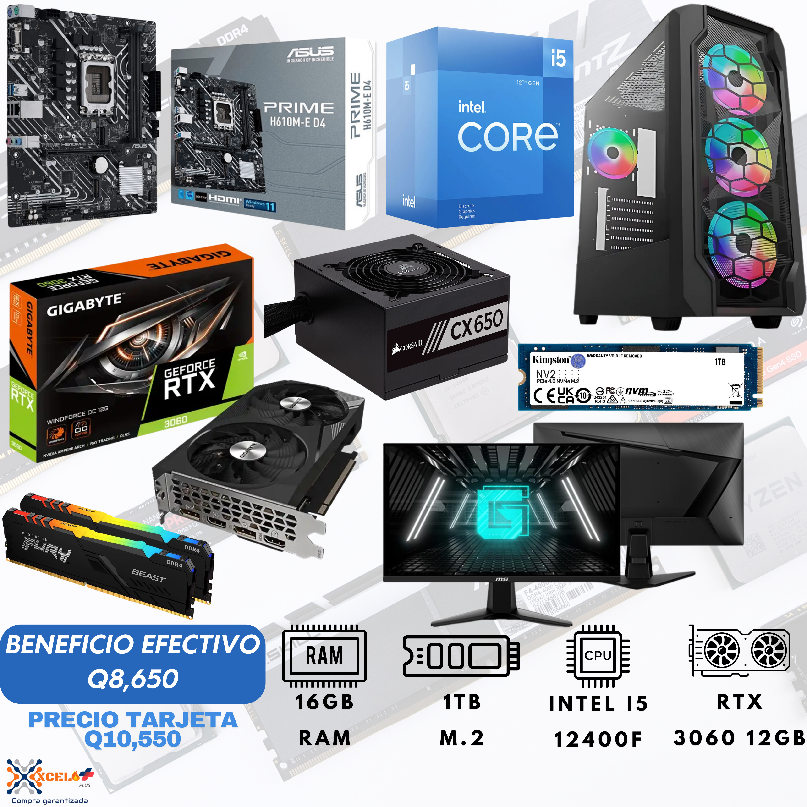 i5 12400F + RTX 3060 12BG