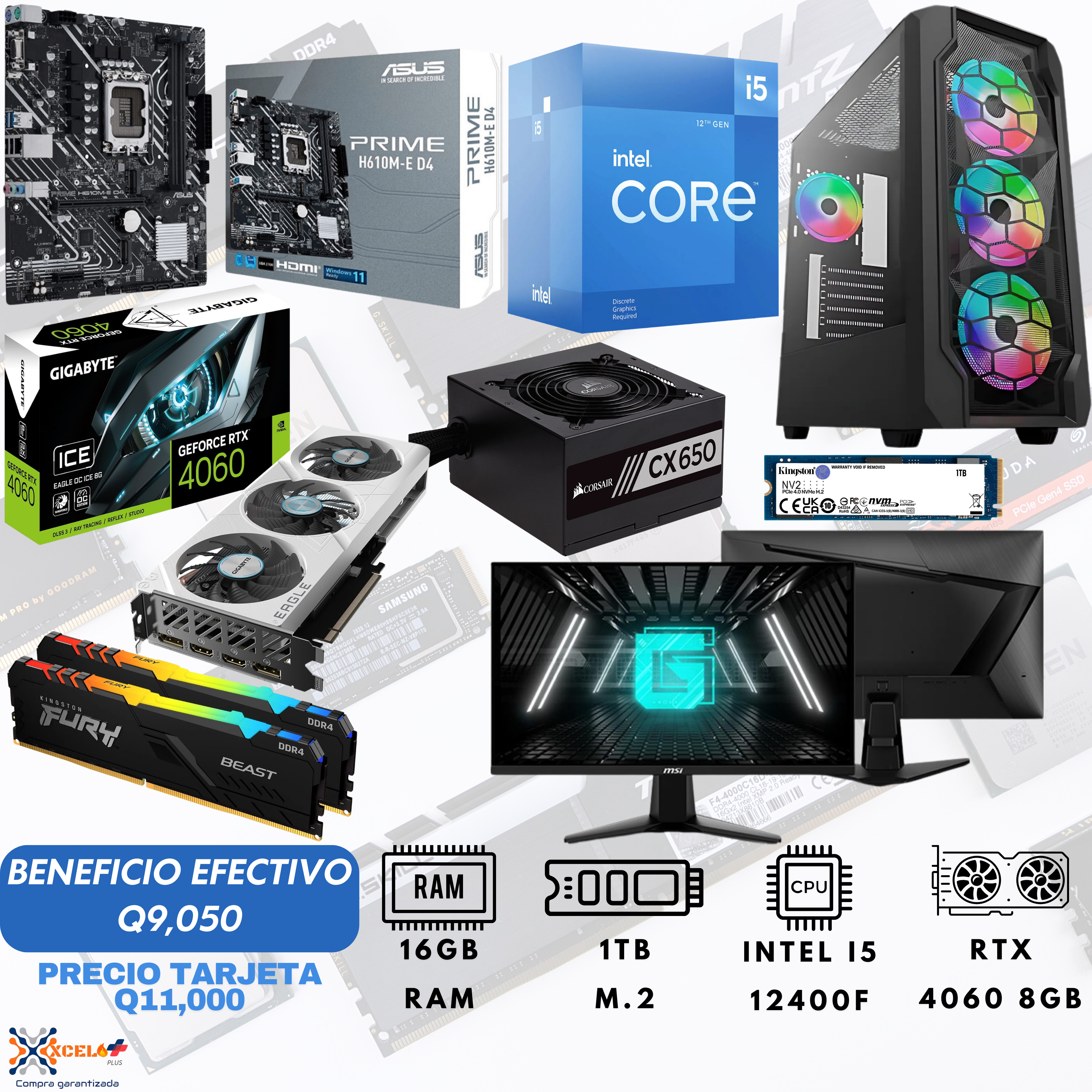 i5 12400F + RTX 4060 8BG