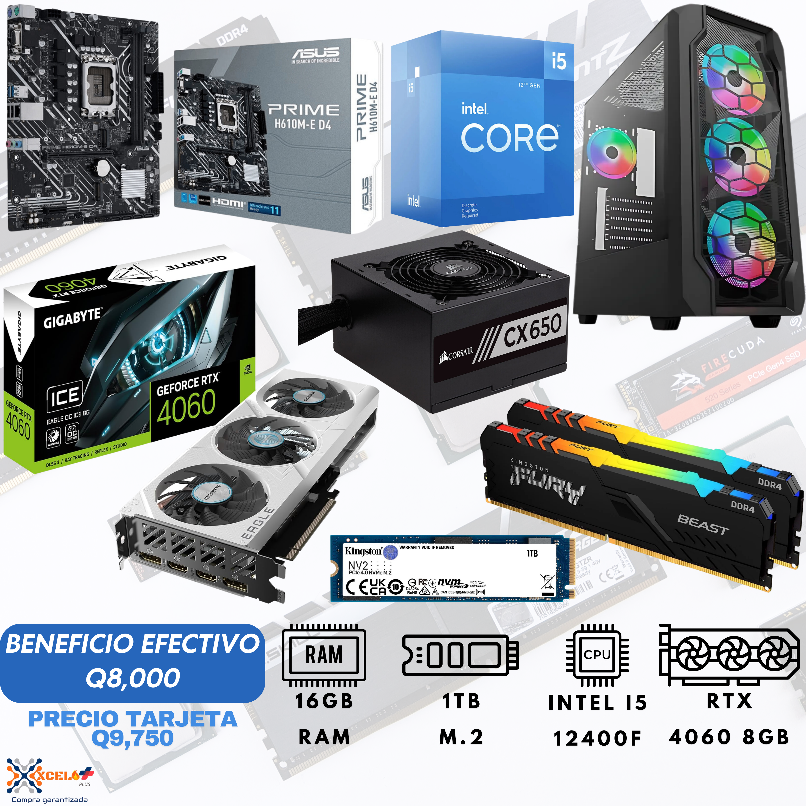 i5 12400F + RTX 4060 8BG