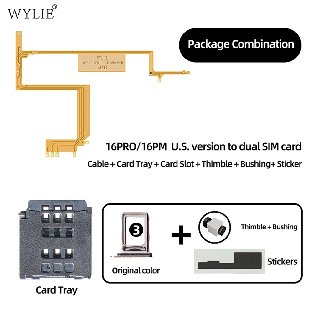 WYLIE ESIM A DUAL SIM FISICO (IP 16 PRO/16 PRO MAX)