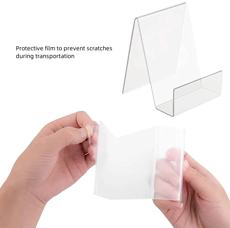 EXHIBIDOR TRANSPARENTE 8X10CM