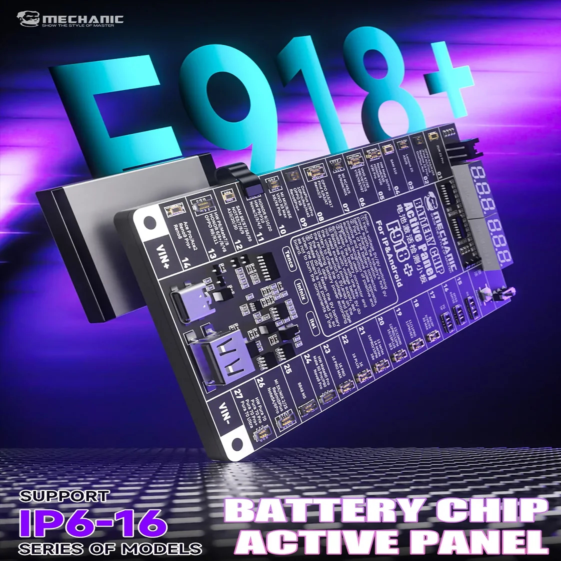 MECHANIC F918+ ANDROID/IPHONE 6 - 17PM