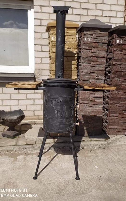 Kazano krosnelė 8l su 2 lentynomis