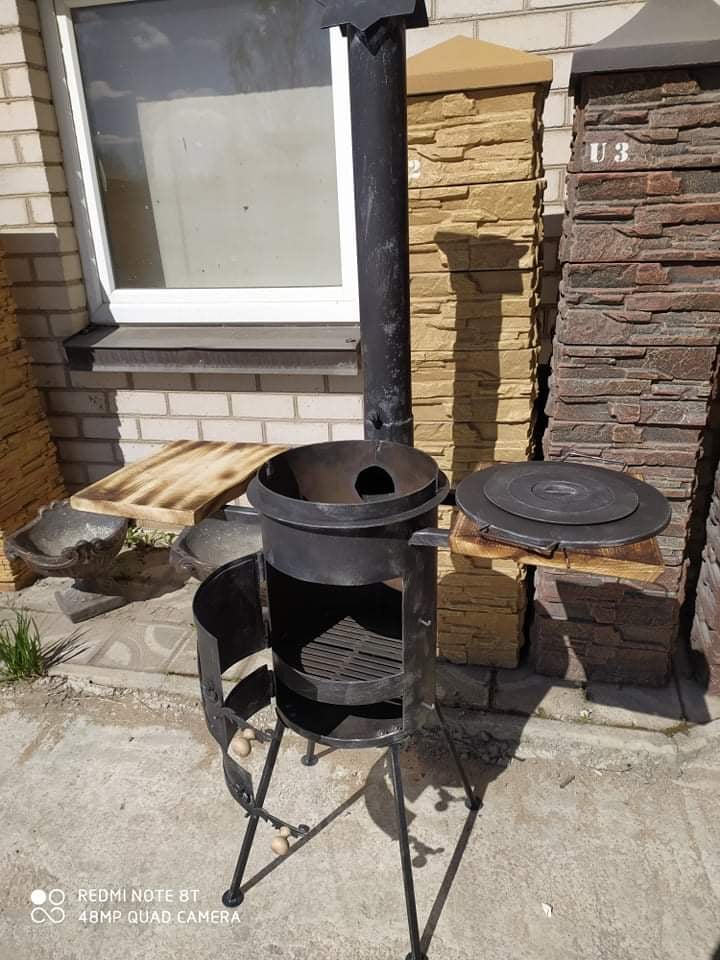 Kazano krosnelė 8l su 2 lentynomis