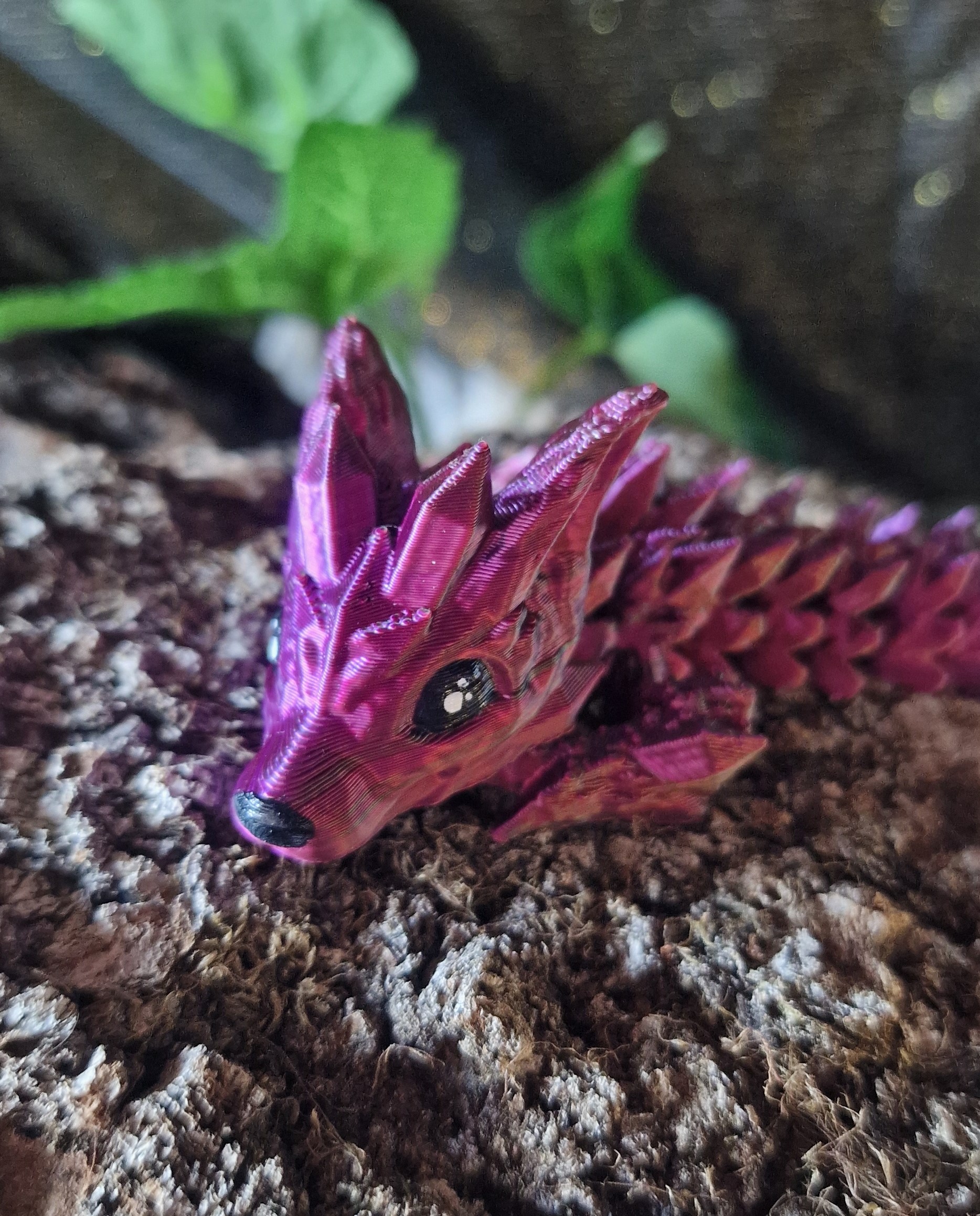 Bébé Dragon-Loup de Cristal