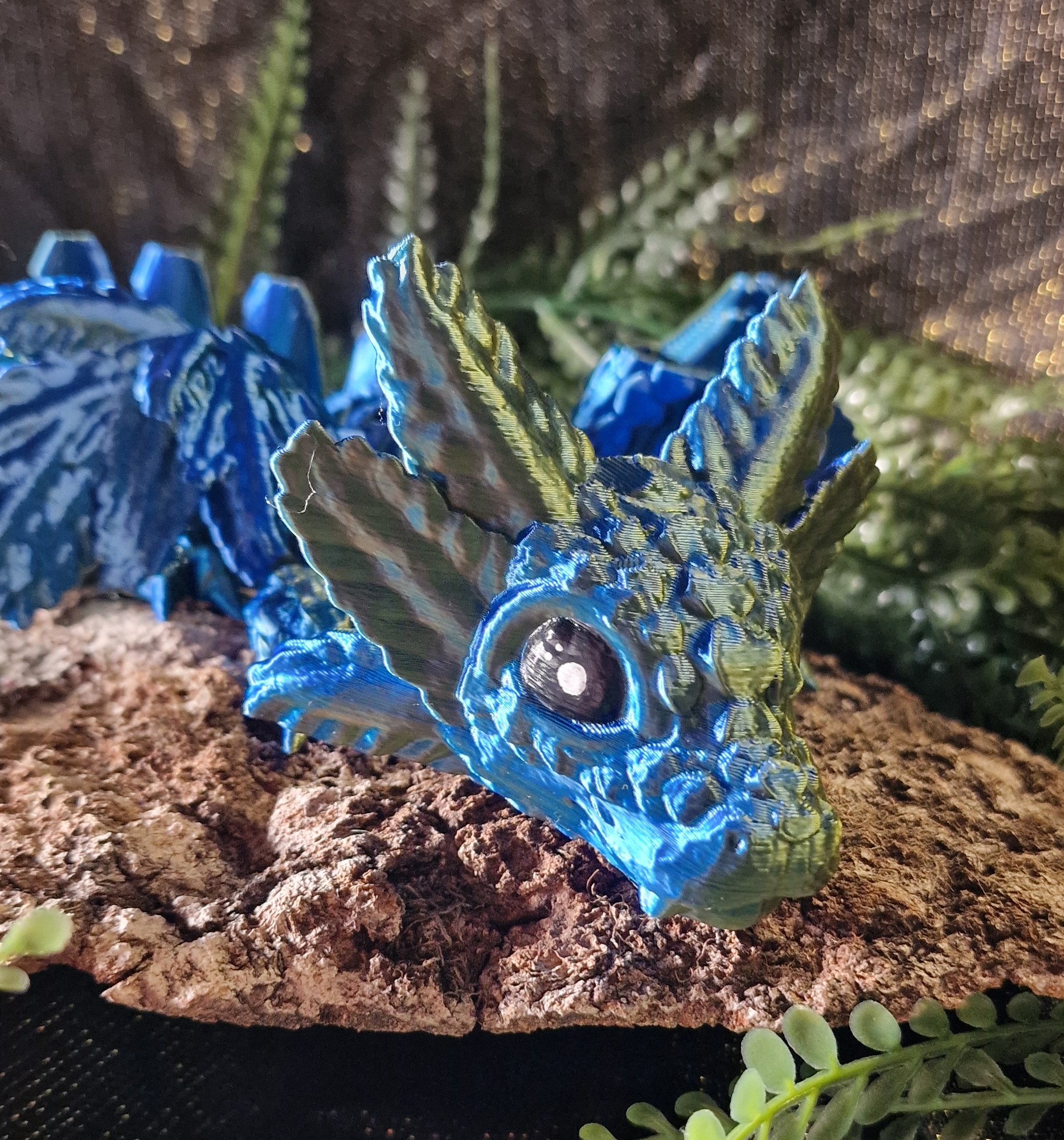 Bébé Dragon-Axolotl Ailé