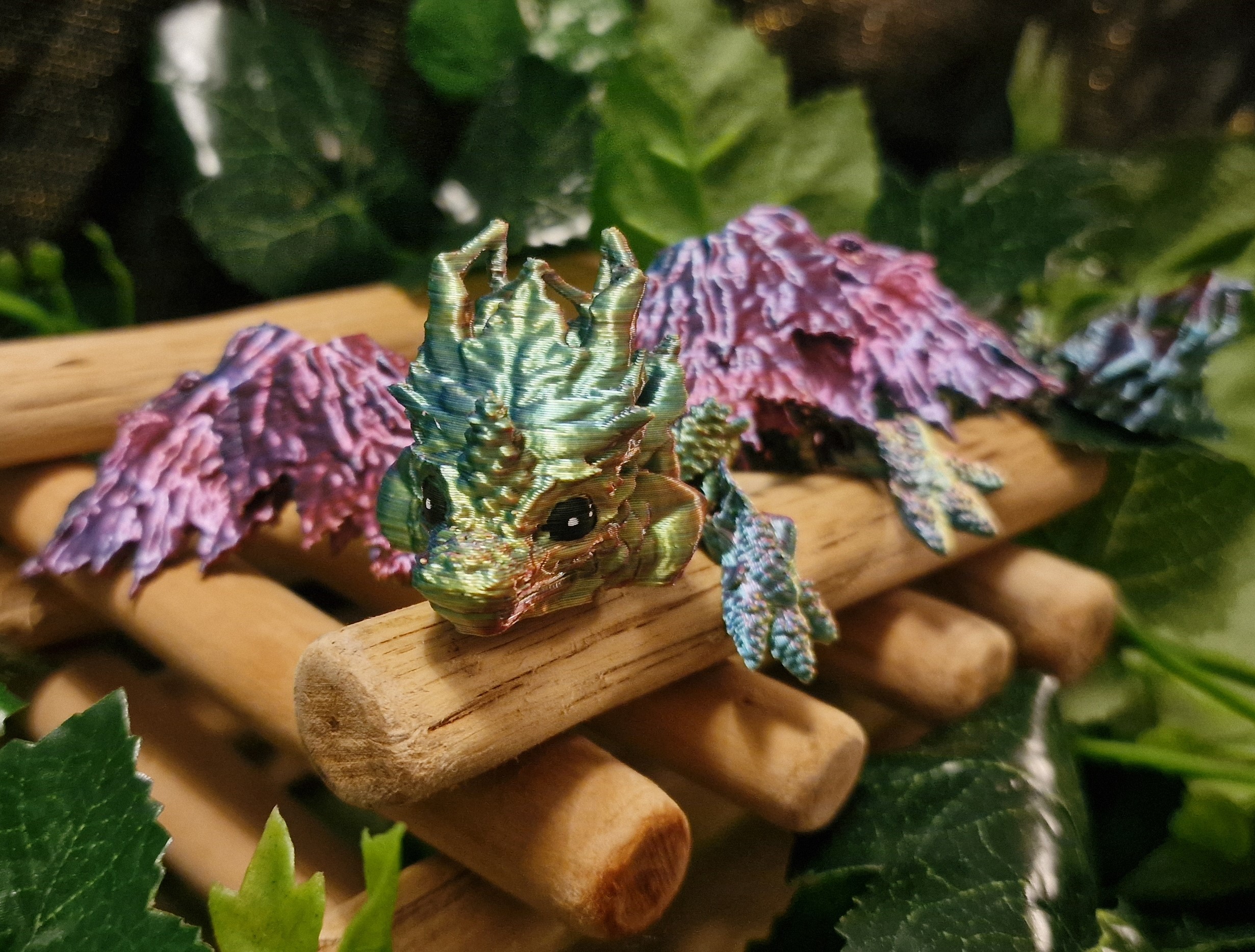 Bébé Dragon d'Automne Ailé