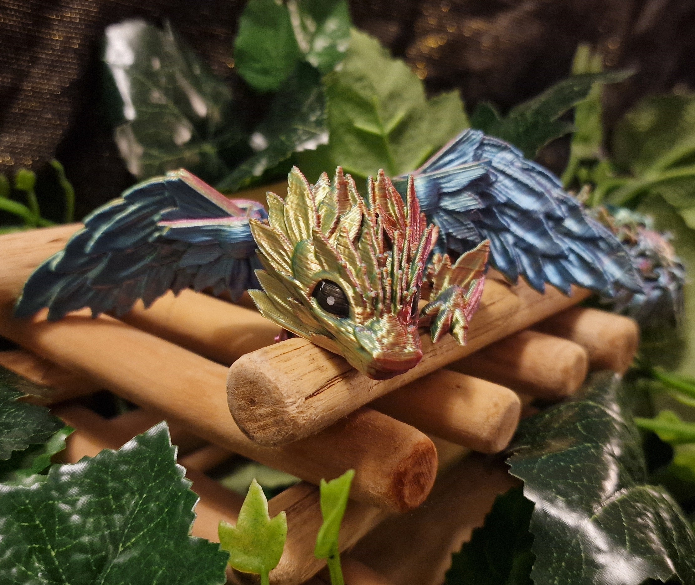 Bébé Dragon de Tournesol Ailé
