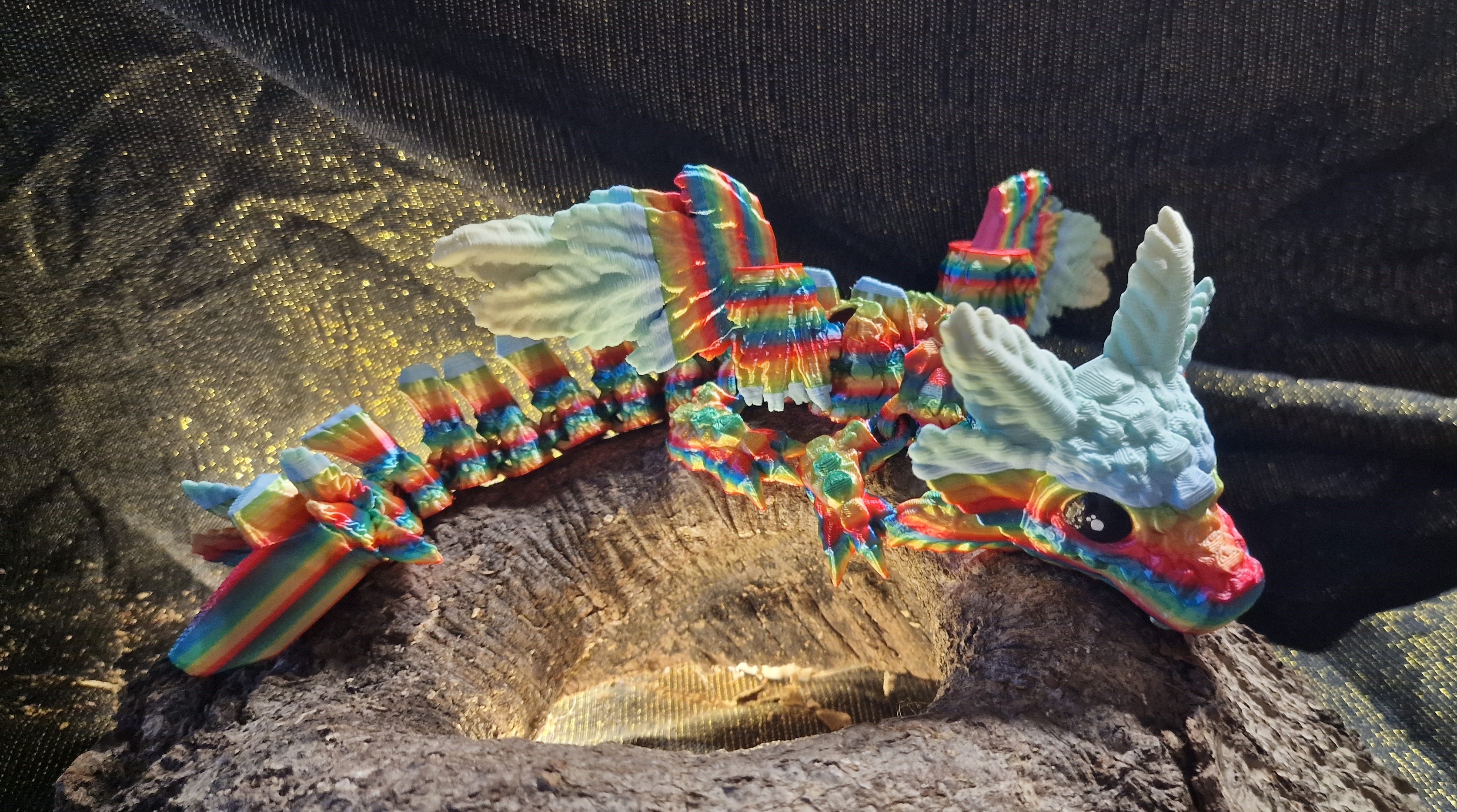 Bébé Dragon-Axolotl Ailé