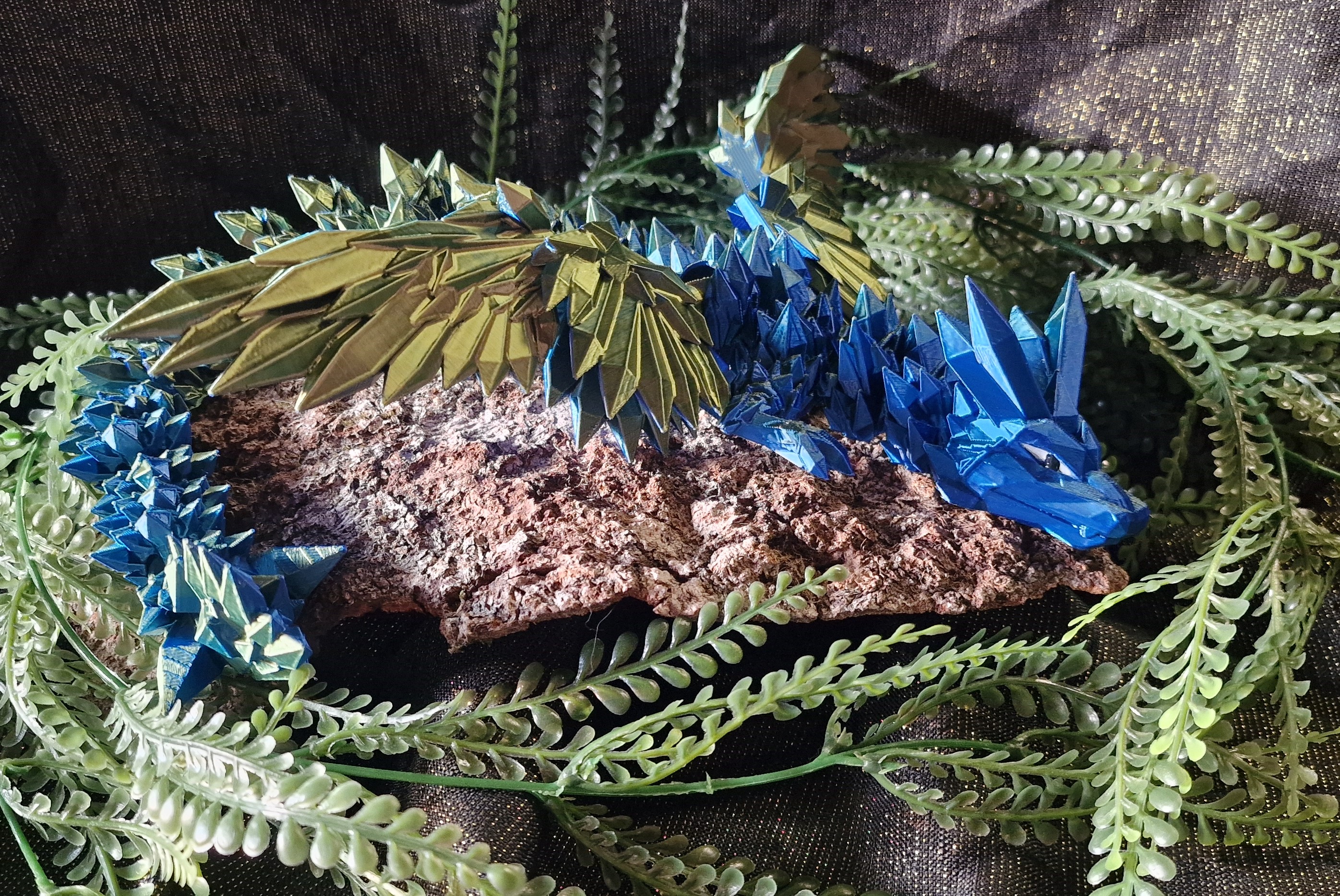 Dragon de Cristal Ailé