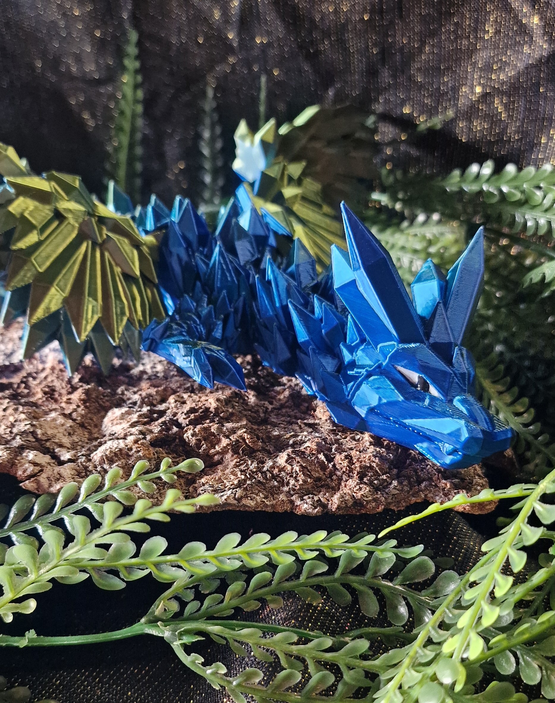 Dragon de Cristal Ailé