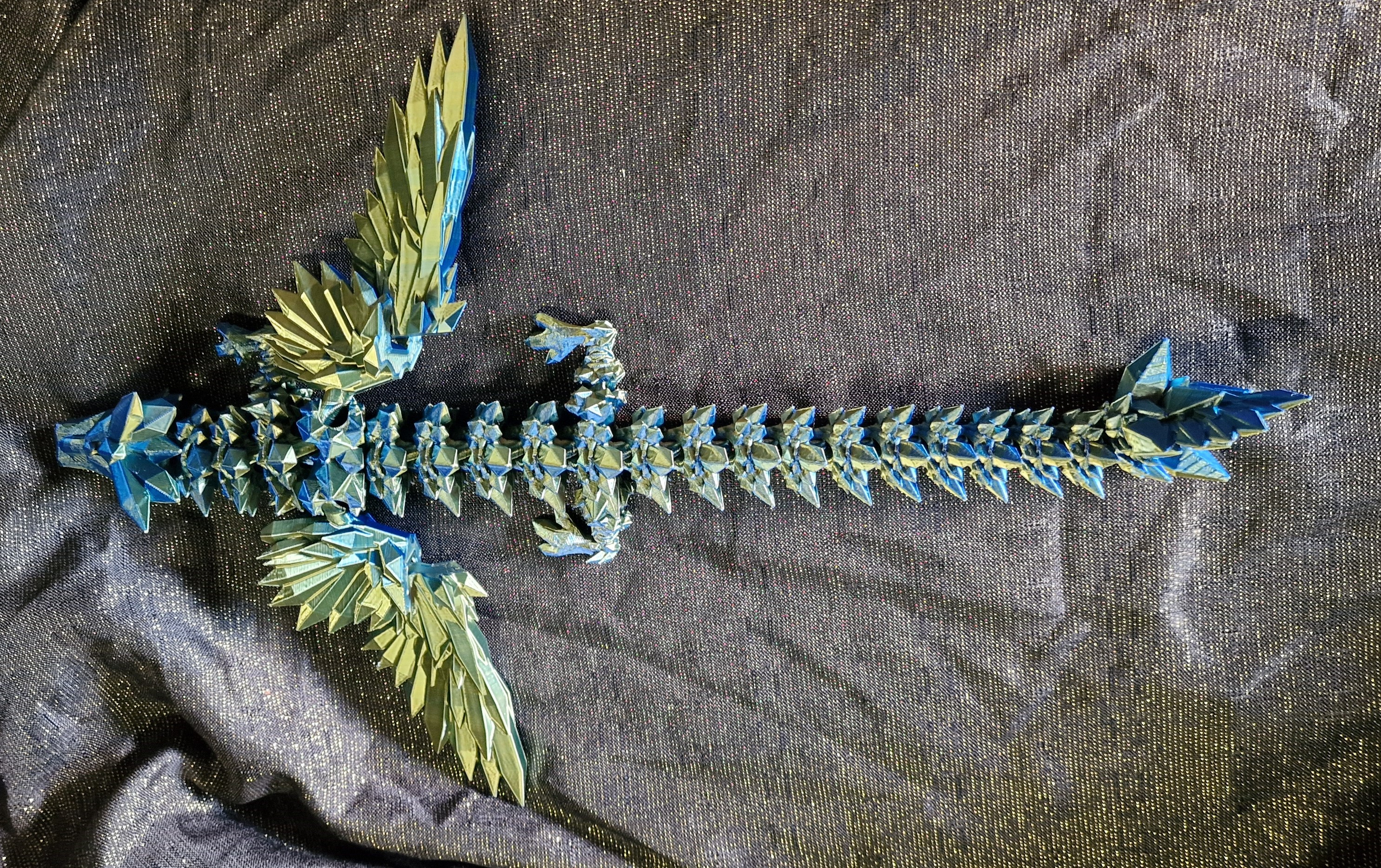 Dragon de Cristal Ailé